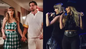 Taylor Swift Surprises Fans With A 'Love Story' Duet At Fiance, Travis' TEU Concert Ahead Of Wedding