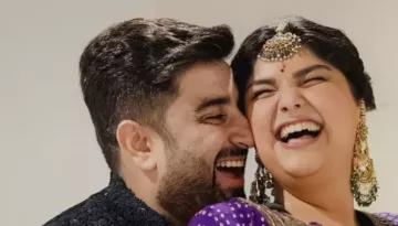 Anshula Kapoor's Fiance Rohan Thakkar Gives Her A Tight Hug, Pulls Her Cheek During Mehendi Ceremony