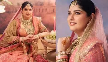 Anshula Kapoor Carried Mom's 42-Year-Old Zardozi Dupatta Along With Her Kashida Embroidered Lehenga