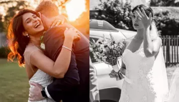 Jennifer Winget Wore Solitaire Tennis Bracelet With Earrings For Her Wedding, Flaunts Unique Ring