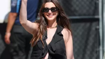 Anne Hathaway Bares Her Baby Bump At 43, After Addressing 'Fake Pregnancy' Allegations