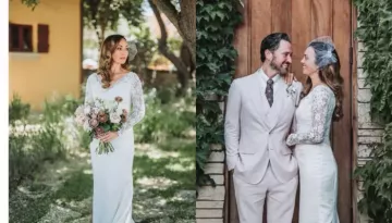 'Days Of Our Lives' Star Emily O'Brien Marries Ken Barnett In A Summer Garden Inspired Wedding