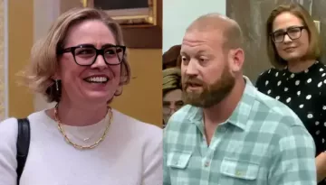Kyrsten Sinema's Flirty Texts To Ex-Bodyguard Matthew Ammel Surfaces, Their Affair Timeline Revealed