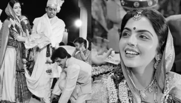 When Nita Ambani Wore A 'Panetar' And 'Gharchola' On Her D-Day, Became A Traditional Gujarati Bride