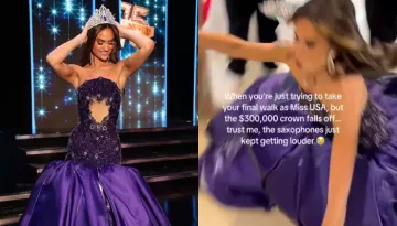 Miss USA Audrey Eckert, 24, Had Two Embarrassing Falls Before Her Final Walk In Front Of Cameras