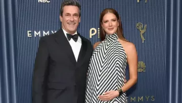 Jon Hamm's Wife Anna Debuts Baby Bump At Emmys 2026, Actor Once Said He'd Be A 'Terrible Father'