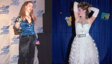 2026 MTV VMAs, Inside Madonna's Style Statements From 1984 Bridal Fashion To 1995 Satin Shirt Look