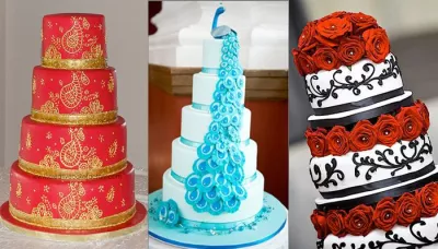  7 Tempting Wedding Cake Themes For Your Big Fat Indian Wedding   