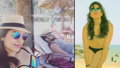 'Kumkum Bhagya' Fame Shikha Singh Is Getting A Lot Of Sun 'N' Sand With Her Hubby In Kerala