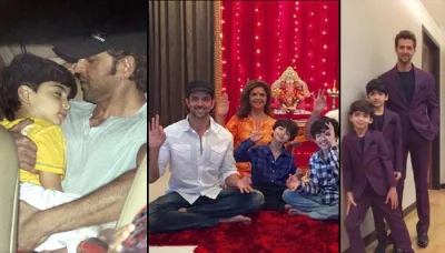  8 Adorable Moments Of Hrithik Roshan With His Sons Hrehaan And Hridaan   