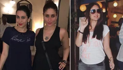 Karisma Kapoor Dines With Soon-To-Be Mommy Kareena Kapoor   