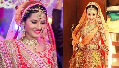  9 Television Actresses Who Wore Striking Jewellery At Their Wedding   
