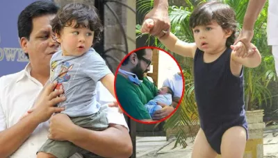 Unseen Picture Of Taimur Ali Khan With Daddy Saif Ali Khan, When He Was Just One Day Old