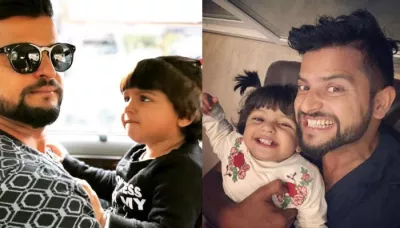  Adorable Moments Of Daddy Suresh Raina With His Princess Gracia Will Surely Make You Go Aww   