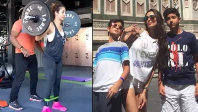  Workout Videos Of Malaika Arora Khan Tell That She Is The Most Super-Fit Mom At 45   
