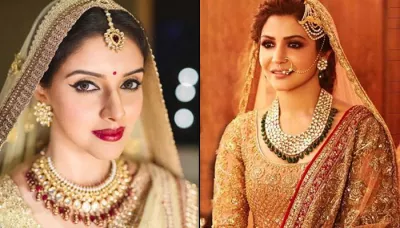  10 Trendy Ideas To Pair Up Jewellery With Bridal Lehenga; Colour Contrast It With The Wedding Outfit   