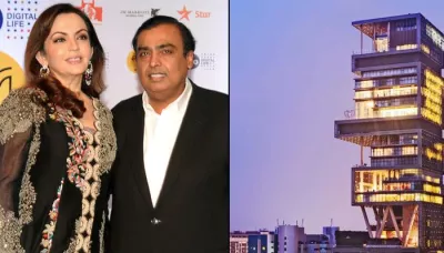  Inside Pictures Of Mukesh Ambani And Nita Ambani's Luxurious 2 Billion Dollar Home, Antilia   