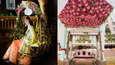  10 Stunning Jhoola Decor Ideas Borrowed From Real Weddings That Will Convince You To Have One Too   