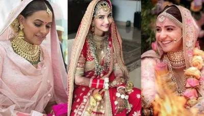  10 Famous Bollywood Brides Who Wore Stunning Jewellery At Their Wedding   