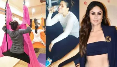  Mommy Kareena Practiced 'Aerial Silk Yoga' To Lose Post Pregnancy Weight And Balancing Out Hormones   