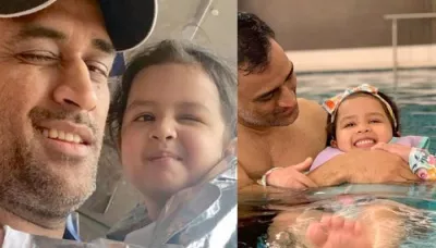  When Adorable Father-Daughter Moments Shared By MS Dhoni And Ziva Took The Internet By A Storm   