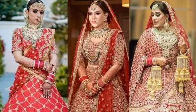  8 Brides Who Dazzled In Manish Malhotra's Traditional Red Lehengas On Their Wedding   