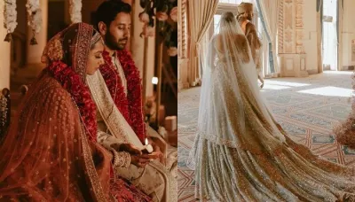  Bride Wore A Unique Manish Malhotra Lehenga For Anand Karaj, Dons A Sabyasachi Lehenga For 'Vivaah'   