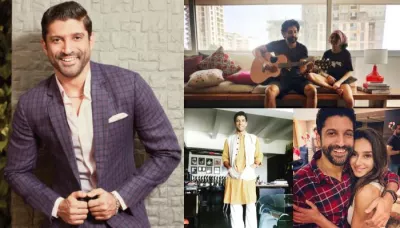 Inside Farhan Akhtar's 35 Cr Home 'Vipassana': From Man Cave, Retro Coffee Table To Cosy Living Room