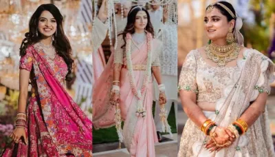  8 Anamika Khanna Brides Who Stole The Show On Their Wedding Day With Their Rare Lehengas And Sarees   