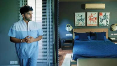  Guru Randhawa's Sprawling Home Is An Eclectic Mix Of Unique Pieces Of Art, Mirrors And Vibrant Hues   