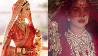 Katrina Kaif To Priyanka Chopra:  6 Celebrity Brides Who Wore Customised 'Kaleeras' On Their Wedding   