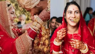  Katrina Kaif's Dainty 'Kaleera' To Sheetal Thakur's Unique 'Nath': Celeb Brides' Trendy Jewellery   