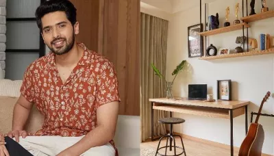  Armaan Malik's Minimalistic Suburban Apartment Has A Music Room With His Trophies On Display   