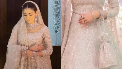 Manish Malhotra Bride Dazzles In A Swarovski Crystal-Studded Lehenga, Keeps A Monochromatic Look