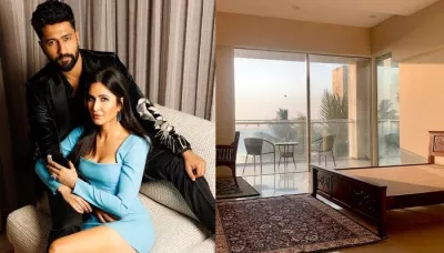 Katrina Kaif And Vicky Kaushal's Sea-Facing Apartment In Juhu: Wooden Architecture To Royal Vibes