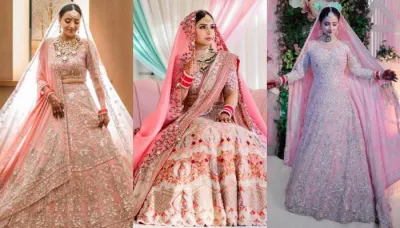  Manish Malhotra To Sabyasachi Mukherjee: 8 Brides, Who Wore Designer Blush Pink Ensemble On D-Day   