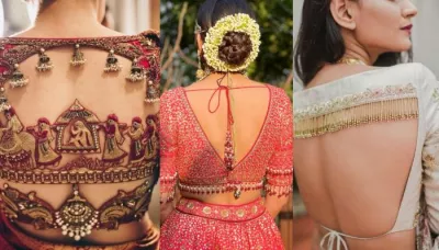  25 Different And Unique Bridal Blouse Back Designs For Brides To Pick For Their Wedding   