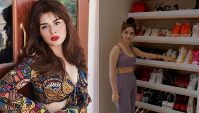  Sneak Peek Into Avneet Kaur's Aesthetic Room, Walk-In Closet, Lush Shoe Collection And Dressing Area   