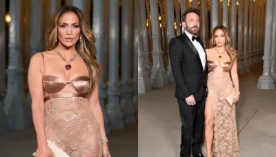  Jennifer Lopez Dazzled In A Gucci 161-Carat Necklace, Which Is Priced Over A Billion Dollars   