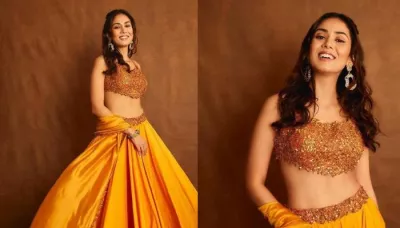  Mira Rajput Kapoor Exudes Elegance As She Dolls Up In Punit Balana Lehenga Worth Rs. 57.5K   