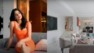  Janhvi Kapoor's Neo-Classical Style Mumbai Home: From Paintings, Memories Of Late Sridevi To More   
