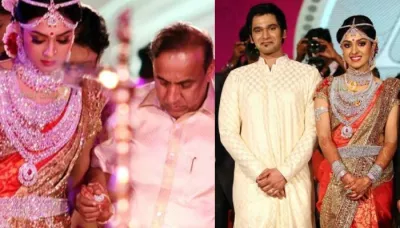  Richest Keralite Splurged Rs 55 Crores On Daughter's Wedding, Bride Wore Layers Of Diamond Jewellery   