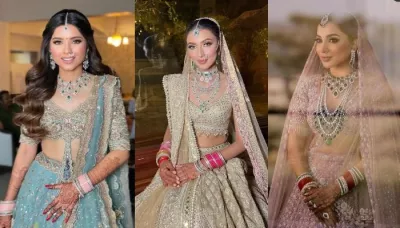 15 Brides Who Paired Their Beautiful 'Shadi Ka Joda' With Statement Emerald Necklaces
