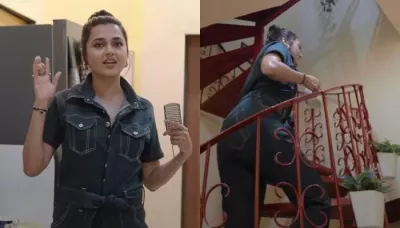  Tejasswi Prakash Gives A Sneak Peek Into Her 'Very Basic' Home: Ethnic Decor, Spiral Stairs And More   
