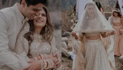  Fashion Influencer, Akriti Rana Gets Married Again, Dons Mirror-Work Lehenga For Wedding In Hills   