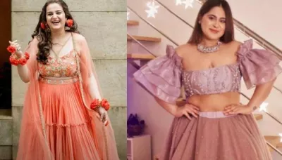 Plus-Size Brides Who Wore Gorgeous And Interesting Blouse Designs For Their Wedding Festivities