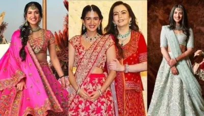 Nita Ambani's To-Be-'Bahu', Radhika Merchant's Stunning Lehenga Collection: Pastel, Backless To More   