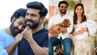 Ram Charan's 'RRR' Co-Star, Jr NTR Gifted His Daughter, Klin Kaara Two Name-Engraved Gold Coins