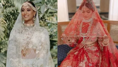  8 Sabyasachi Brides Who Donned Soft And Light-Weight Sarees On Their Wedding Festivities   