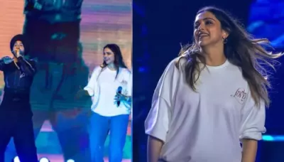  Deepika Padukone Wore Diljit Dosanjh's 'Lover' Sweatshirt For His Concert, And Its Supper Affordable   